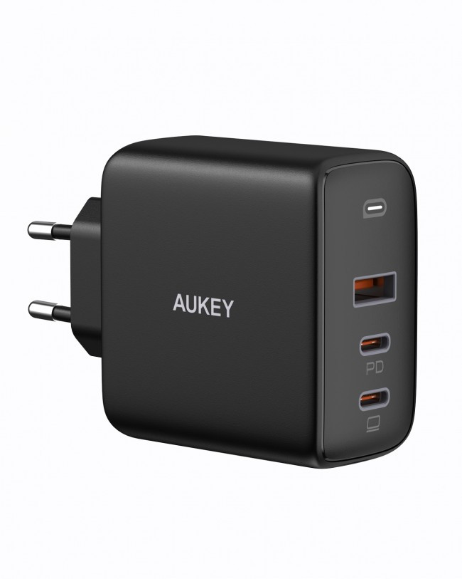 Aukey 3 Port Power Deliver Charger 90W (USB C + USB A)