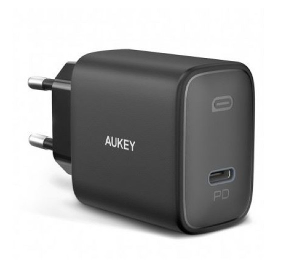 Aukey USB C Power Delivery Charger 20W zwart