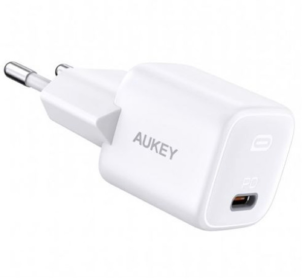Aukey USB C Power Delivery Mini Charger 20W wit