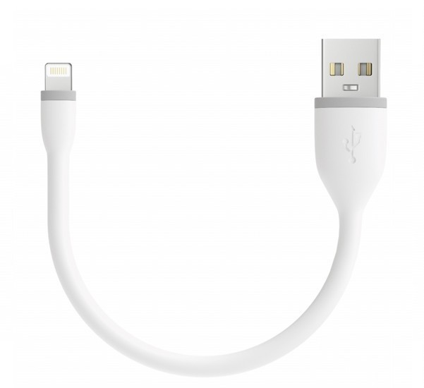Satechi Flexible Lightning to USB Cable (0.15 m) white