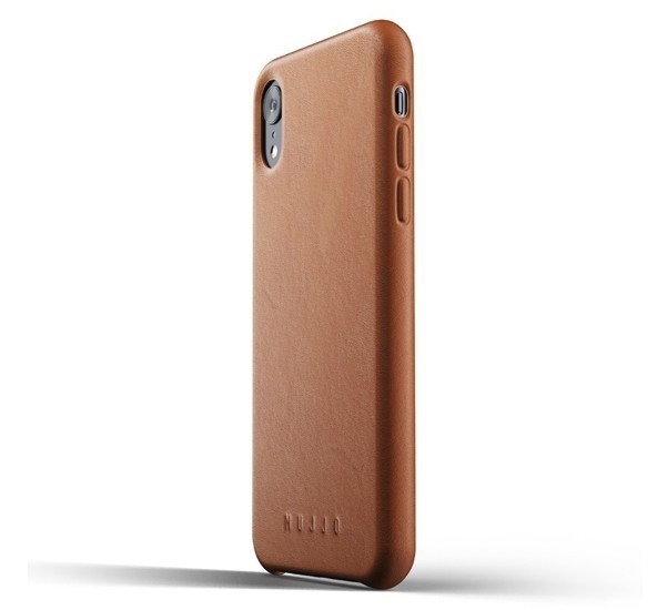 Mujjo Leather Case iPhone XR bruin