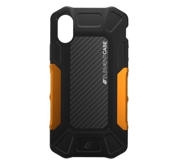 Element Case Formula case iPhone X / XS zwart / oranje