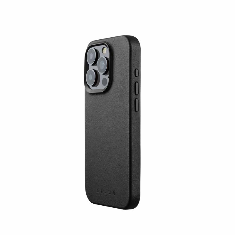 iPhone 13 Pro Leather Case  Black (works with MagSafe) - SANDMARC