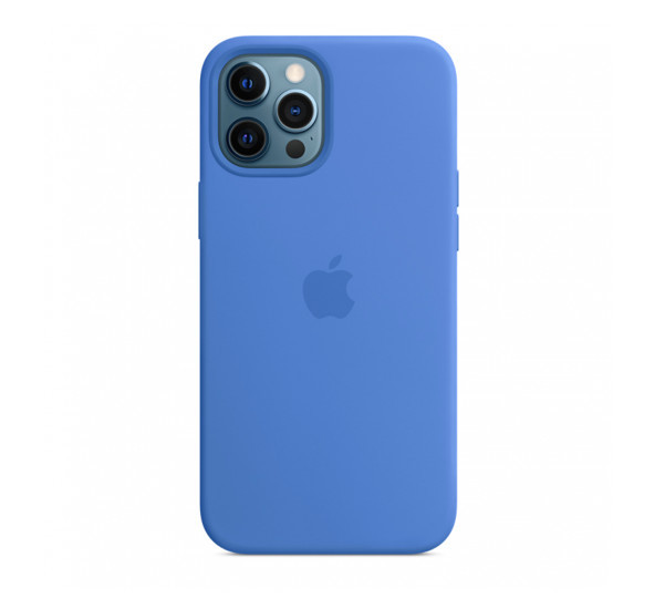 Apple Silicone MagSafe Case iPhone 12 Pro Max Capri Blue