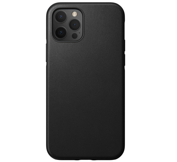 Nomad Rugged Leather Case iPhone 12 / iPhone 12 Pro zwart