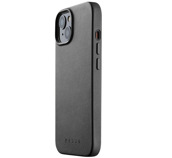 Mujjo Leather Case with MagSafe iPhone 14 black