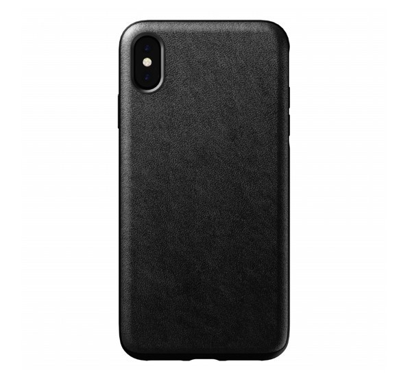 Nomad Rugged Case Leather iPhone XS Max black