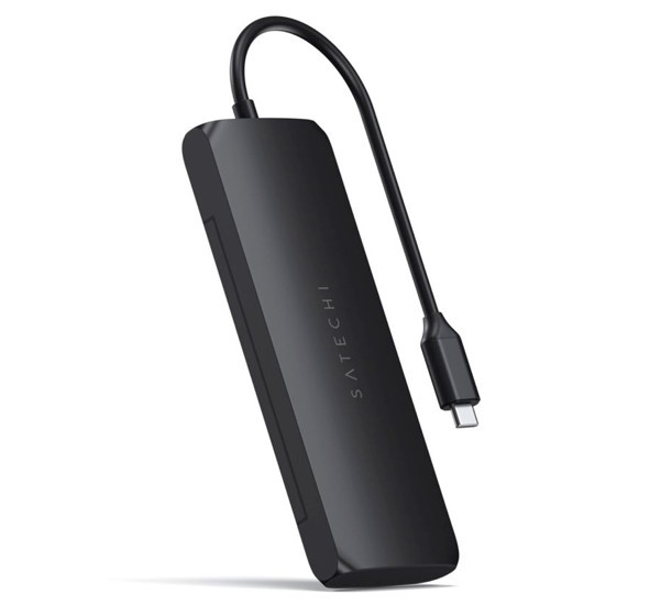 Satechi USB-C Hybrid Multiport Adapter with SSD enclosure black