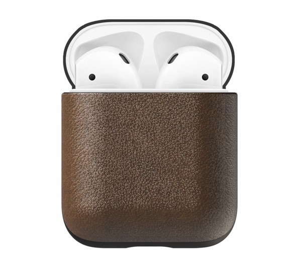 Nomad AirPod Leather Case brown