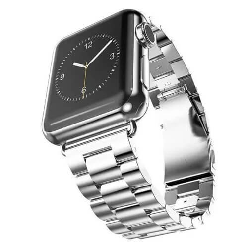 Casecentive Stainless Steel Watch Strap Apple Watch 38 / 40 mm silver