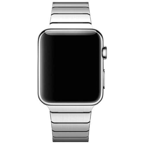 Casecentive Slim Stainless Steel Watch Strap Apple Watch 42 / 44 mm silver