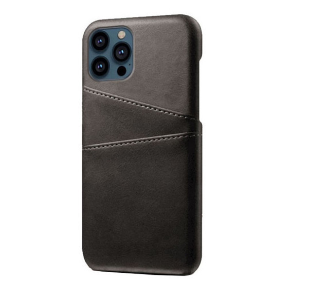 Casecentive Leather Wallet Back case iPhone 13 Pro black