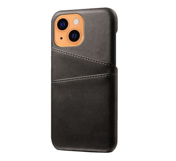 Casecentive Leather Wallet Back case iPhone 13 black
