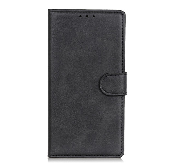 Casecentive Leather Wallet case with closure iPhone 13 Pro black