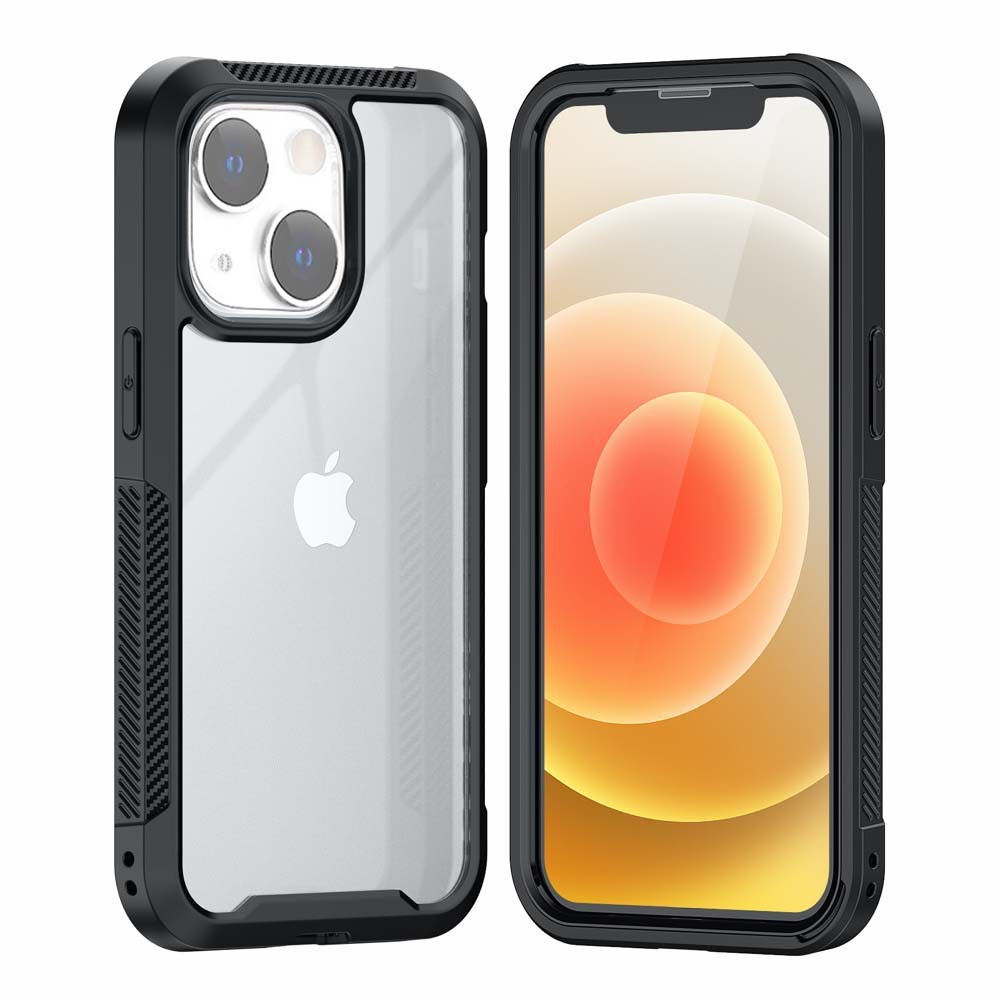 Casecentive Shockproof case iPhone 13 clear