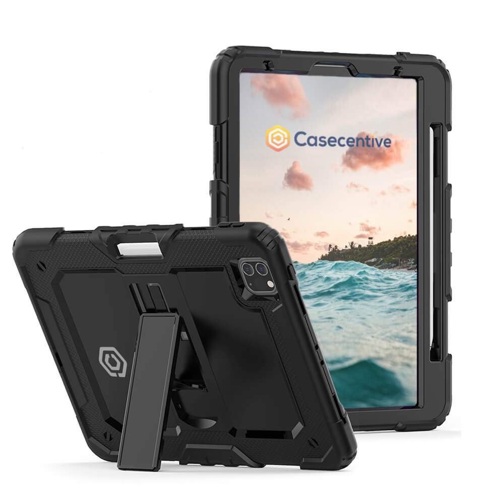 Casecentive Ultimate Hardcase iPad Pro 12.9" 2022 / 2021 / 2020 / 2018 black