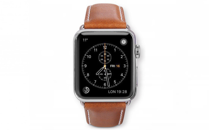 dbramante1928 Copenhagen Apple Watch bandje 38 / 40 mm grijs / bruin