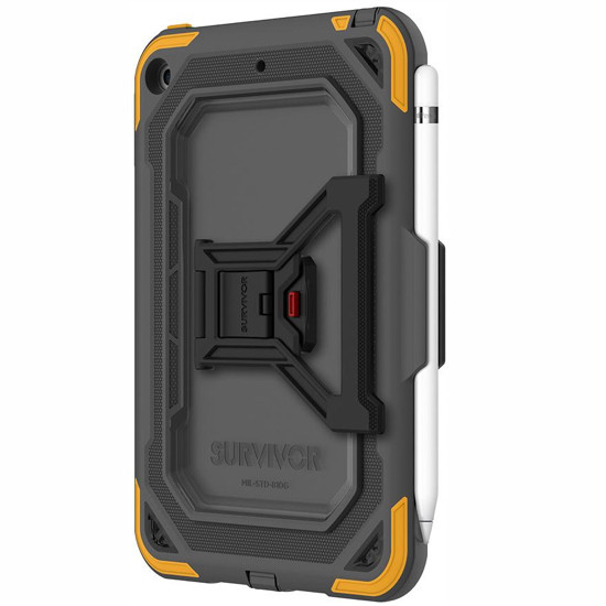 Griffin Survivor All-Terrain Case iPad Mini 5 grijs / geel