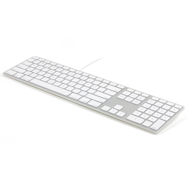 Matias Wired Keyboard US QWERTY for MacBook silver