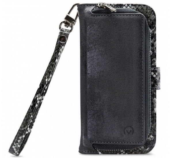 Mobilize 2in1 Gelly Wallet Zipper Case iPhone 12 Pro Max zwart / snake