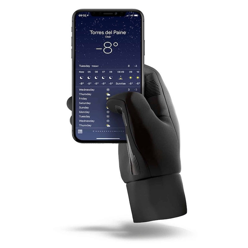 Mujjo Double-Insulated Touchscreen Gloves (S) black
