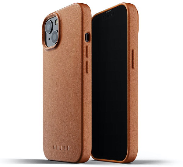 Mujjo Leather Case iPhone 13 brown
