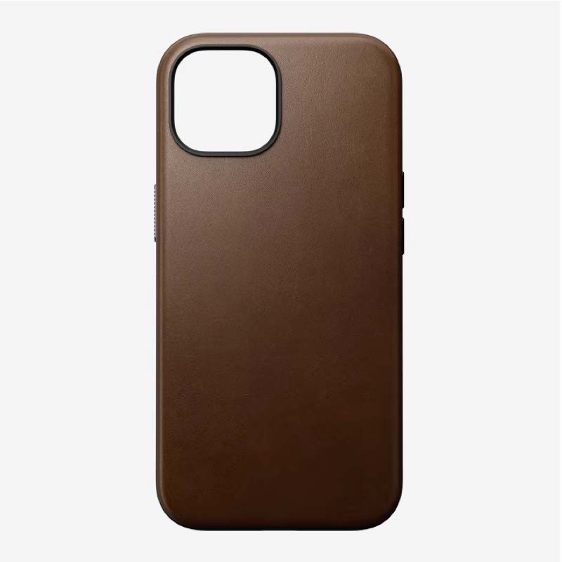 Nomad Modern Leather Case Magsafe iPhone 15 brown