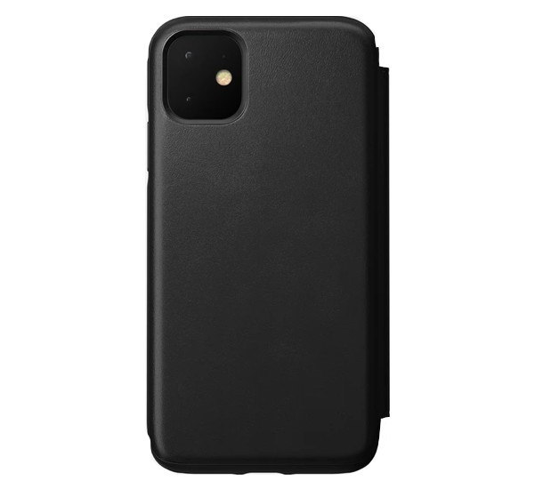 Nomad Rugged Folio Leather Case iPhone 11 zwart