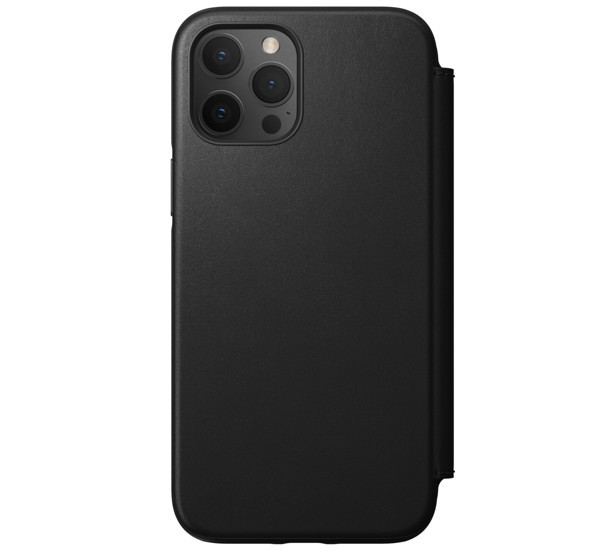 Nomad Rugged Folio Leather Case iPhone 12 Pro Max black