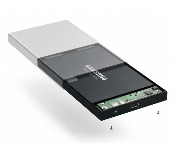 Satechi Aluminium Type-C HDD/ SSD housing space grey