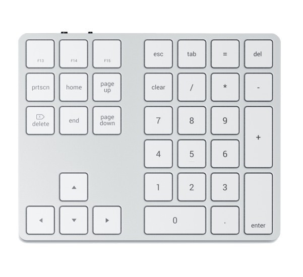 Satechi Extended Wireless Keypad silver