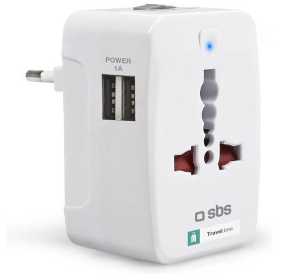 SBS Reis adapter met 2 USB outputs
