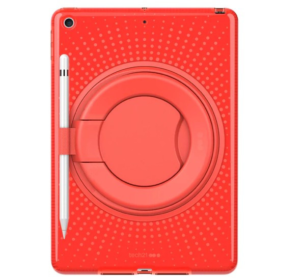 Tech21 Evo Play2 Pencil Holder Case iPad 9.7 inch (2017 / 2018) red