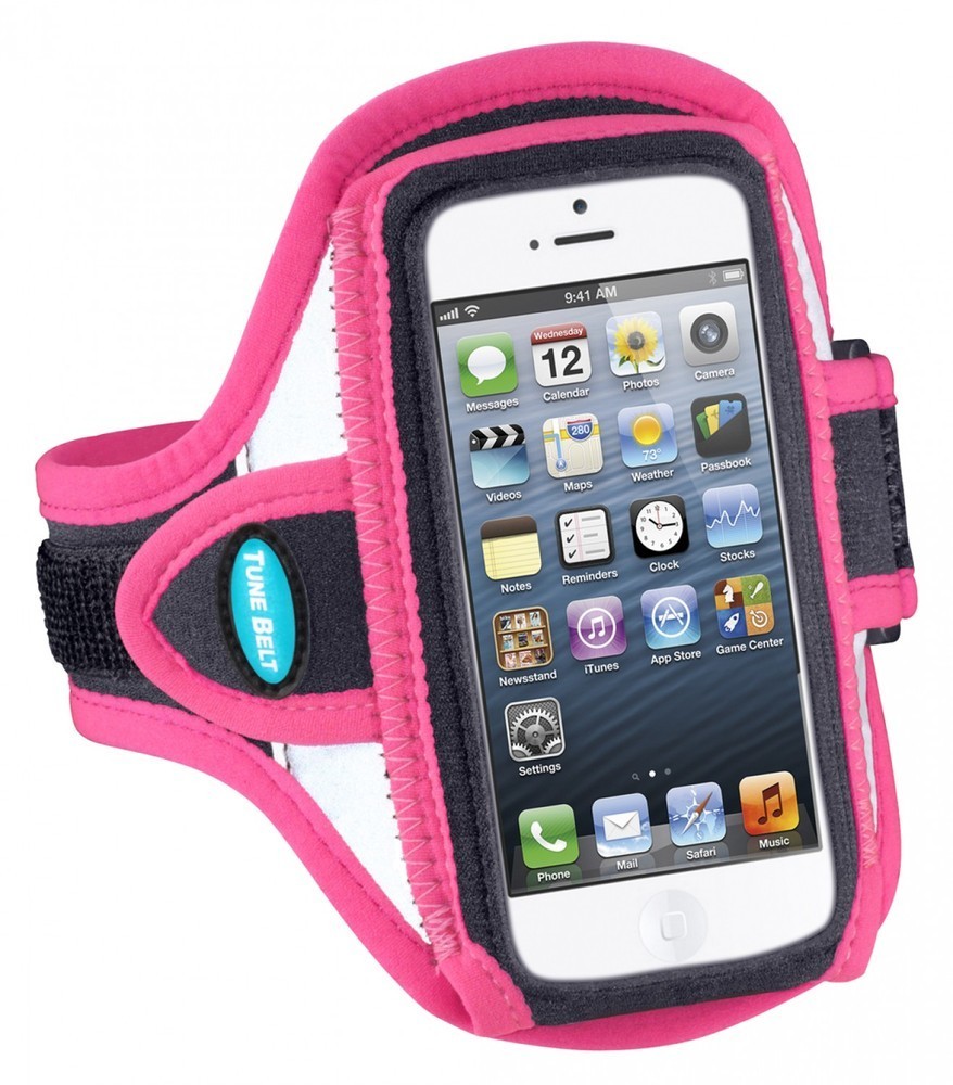 Tune Belt Sport armband AB87RP iPhone 5(S)/5C/SE roze