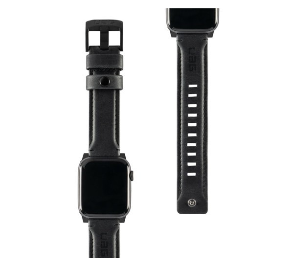 UAG Leather Watch strap 44 / 42 mm black