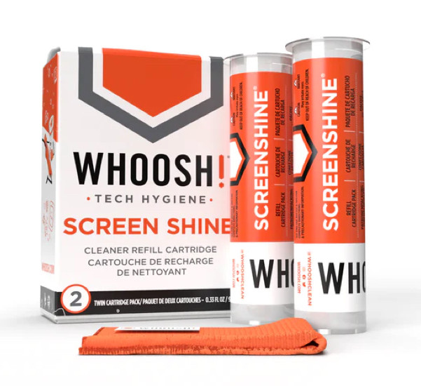 Whoosh Screen Shine Pro Refill Cartridges 2 Pack 