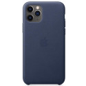 Apple leather case iPhone 11 Pro Midnight Blue