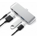 Satechi Aluminum Type-C Mobile Pro Hub silver (iPad pro 2018 / 2020)