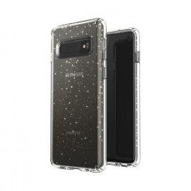 Speck Presidio + Glitter Samsung Galaxy S10 goud / clear