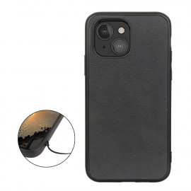 Casecentive Shockproof Leather Back case iPhone 13 Mini black