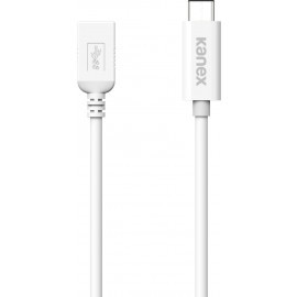 Kanex USB-C to USB-A 3.0 Female adapter 20 cm white
