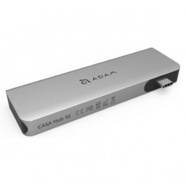 ADAM elements CASA Hub 5E USB-C 3.1 5 port Card Reader grey
