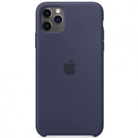 Apple silicone case iPhone 11 Pro Max Midnight Blue