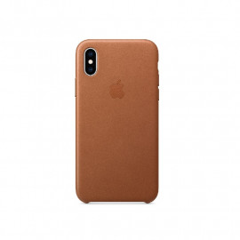 Apple leather case iPhone X / XS Saddle Brown