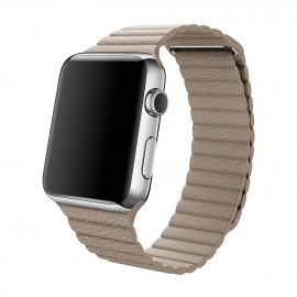 Apple Leather Loop Apple Watch large 42mm / 44mm / 45mm / 49mm Stone