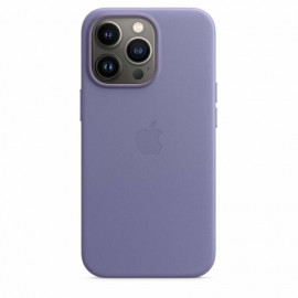 Apple Leather MagSafe Case iPhone 13 Pro Wisteria