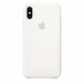 Apple Silicone case iPhone X / XS White