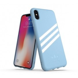 Adidas OR Moulded Case iPhone XS Max lichtblauw 