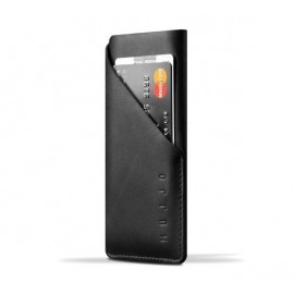 Mujjo wallet leather case iPhone X / XS black