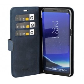 Valenta Booklet Classic Luxe Vintage Blue Galaxy S8 Plus